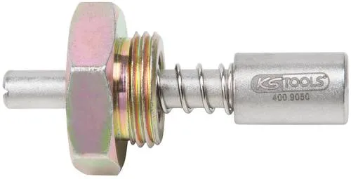 KS Tools 400.9050 Reihen-Einspritzpumpen-Justierschraube - Einspritztechnik für präzise Justierung des Förderbeginns bei Mercedes Diesel Motoren, gefertigt aus Spezial-Werkzeugstahl für einfache Handhabung.