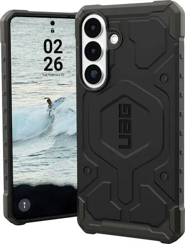 Urban Armor Gear Pathfinder Hülle für Samsung Galaxy S26 Plus - Robuste Smartphone-Hülle mit magnetischem Zubehör, die höchsten Schutz bietet und perfekt für Outdoor-Abenteuer geeignet ist. Die griffige Polycarbonat-Oberfläche sorgt für sicheren Halt und schützt zuverlässig vor Staub und Stößen.