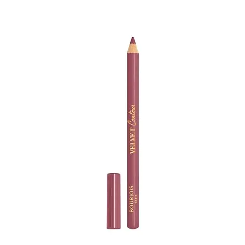 Bourjois, Velvet Contour Lippenkonturenstift, 24 Places de Roses, matte Textur, cremige Textur, präzise Anwendung, mit Sheabutter und Traubenkernöl, langanhaltend bis zu 8 Stunden, kein Verschmieren,