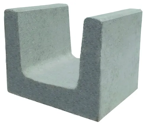 Produktbild EH U-Stein unbewehrt 40 x 50 x 40 cm grau