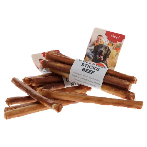 Duvo+ Hundesnack Chew! Collagen Sticks Rind 35 g, UVP 2,29 EUR, NEU