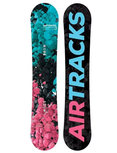 Airtracks Snowboard Damen Snowboard Polygonal Lady Hybrid Rocker »Mod. 25/26, Hybrid Rocker Profile, Twintip Shape / 138 144 148 154 cm