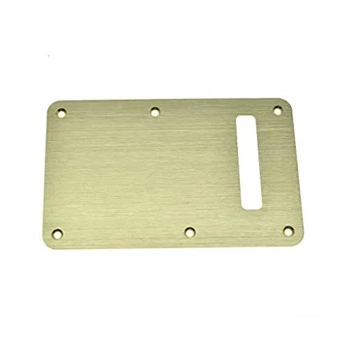 Dopro Tremolo Trem Hohlraumabdeckung aus eloxiertem Aluminium für amerikanische/mexikanische FD Stratocaster, Gold