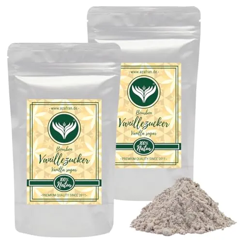 Bourbon Vanillezucker - Vanille Zucker mit echter Bourbonvanille aus Madagaskar 500g