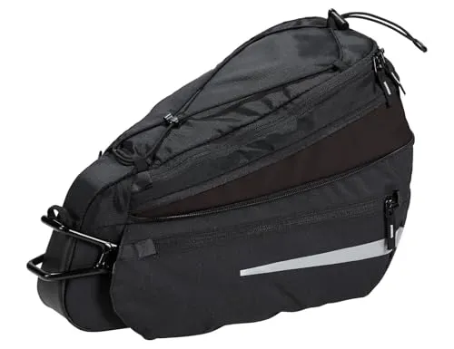 Vaude Off Road Bag M Satteltasche (10 Liter) - Fahrradtaschen mit 10 Liter Volumen, ideal für bis zu 3 kg Gepäck. Entlastet den Rücken und bietet praktische Features wie einen Klick-Fix Adapter und eine Regenhülle.