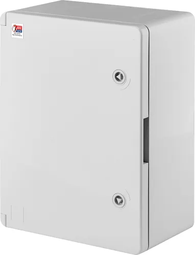 Obudowa standardowa ABS 400x600x200 mit montierbarer Zinkplatte - Trenn- & Lastschalter, robuste ABS-Konstruktion mit verzinkter Montageplatte für einfache Installation und Langlebigkeit.