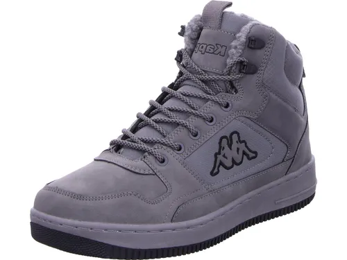 Kappa Shab FUR Unisex Sneaker, Grau, 44 EU - Herren-Sneaker mit flacher Absatzform, wasserabweisend und ideal für stilvolle Alltagslooks.