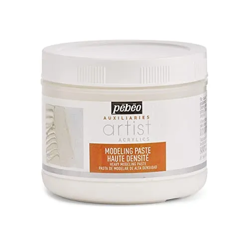 Pebeo 500 ml schwere Modellierpaste, weiß.