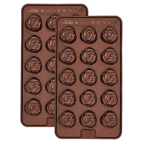 Birkmann Pralinenform CHOCOLATERIE, 2er Set, Braun in kupfer von Birkmann
