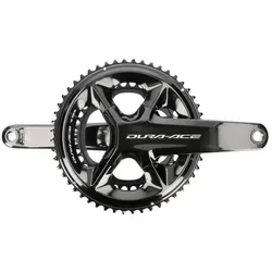 SHIMANO Dura-Ace FC-R9200 Kurbelgarnitur - Hochwertige 2 x 12 Geschwindigkeit Kurbelgarnitur mit Hollowtech II Technologie für optimale Kraftübertragung und geringes Gewicht.