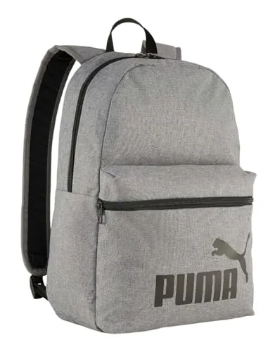 PUMA PUMA PHASE Backpack III, Unisex Klassische Rucksäcke, Medium Gray Heather, OSFA - 091176