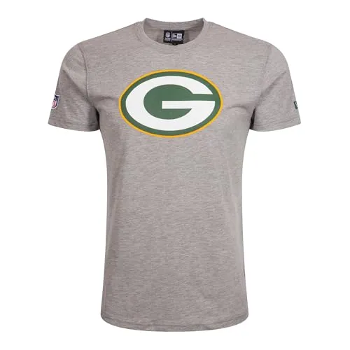 New Era Green Bay Packers NFL Teamlogo Heather Grey - XXL