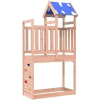 vidaXL Spielturm Braun aus massivem Douglasienholz 110,5 x 52,5 x 215 cm - Moderner Spielturm für den Außenbereich, ideal für kreative Abenteuer. Robustes Design aus Douglasienholz sorgt für langanhaltenden Spielspaß und Sicherheit.