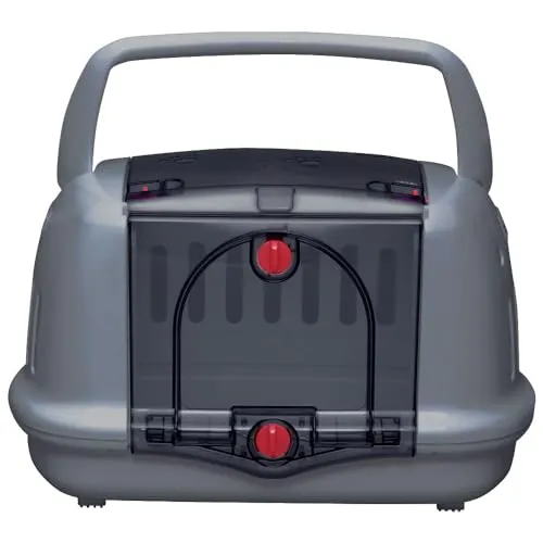 Iris Ohyama Transportbox für Haustiere, grau, L48 x T32,1 x H30 cm