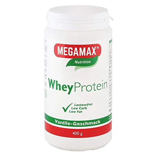 Wheyprotein Lactosefrei Vanille 400 G - Sportnahrung, eiweißreiches Getränkepulver mit leckerem Vanillegeschmack, ideal für lactosefreie Ernährung und Muskelaufbau.