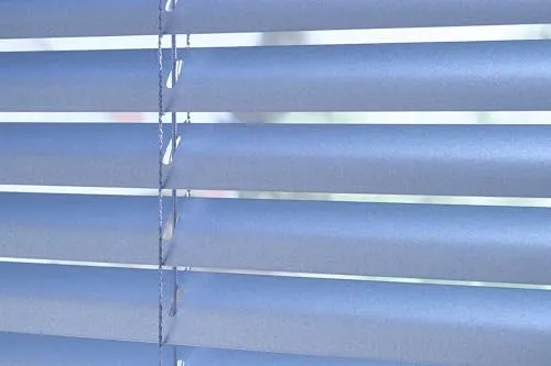 Produktbild Deco Company Alu-Jalousie ohne Bohren, Silber-Blau, 100 x 175 cm