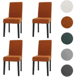 Esszimmerstuhl Littau 4er-Set, Hochlehner mit Cord-Stoffbezug - Stühle für Esszimmer, 4er-Set mit modernem Cord-Stoffbezug und hoher Rückenlehne für optimalen Sitzkomfort. Massivholzbeine sorgen für Stabilität und der rutschfeste Untersatz schützt Ihre Böden.