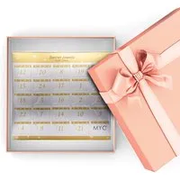 Adventskalender 12 Juwelen, 11 Perlen und 1 Überraschung - Roségold und Kristall