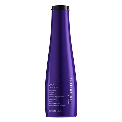 Shu Uemura Yūbi Blonde Shampoo 300 ml - Shampoos zur Neutralisierung von Gelbstich im Haar, reinigt gründlich und sorgt für geschmeidiges, gesundes Haar.