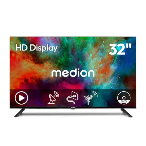 MEDION 80 cm (32 Zoll) HD Fernseher mit DVD-Player