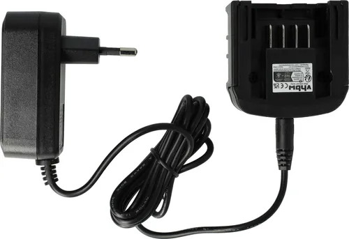 vhbw Ladegerät kompatibel mit Black & Decker BDCSP18N, BL186K, BL188K, BDCH188N, BDCJS18, BDCR18, BDCROS18, EGBHP, BDCF18 Werkzeug Li-Ion-Akkus, 12 V
