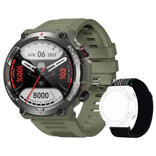 Blackview Smartwatch Herren - Fitnessuhr mit Anruf-Funktion - Smartwatch für Herren mit 1,39'' Full-HD-Bildschirm, Bluetooth-Anrufen und 100 Sportmodi. Mit IP68 Wasserschutz und 24/7 Gesundheitsmonitor für ein aktives und gesundes Leben.