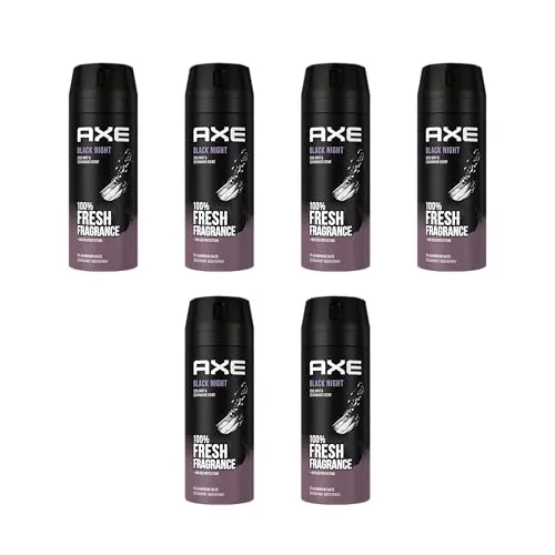 AXE Deo Deospray Black Night 6er Pack für Männer von AXE