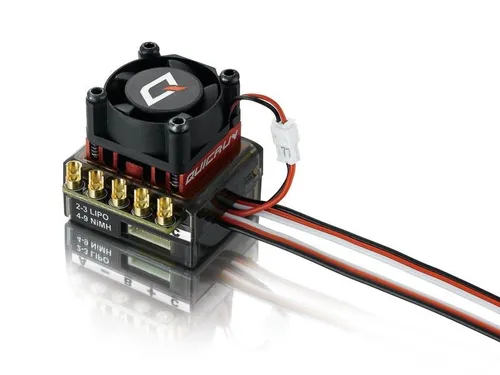 Hobbywing HW30108000 Quicrun BL ESC 10BL60 60A - ESC für 1/10 und 1/12 Autos, bietet präzise Steuerung und hohe Effizienz für Brushless-Motoren.