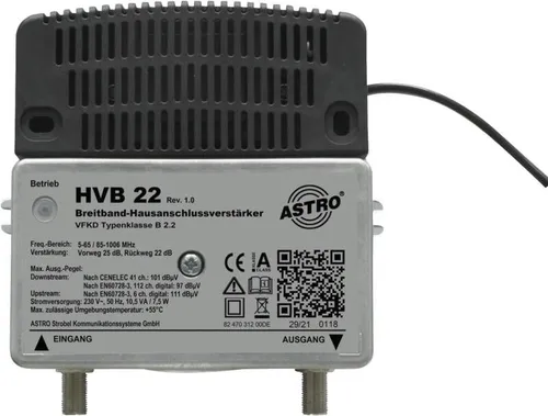 Astro Breitbandverstärker HVB 22