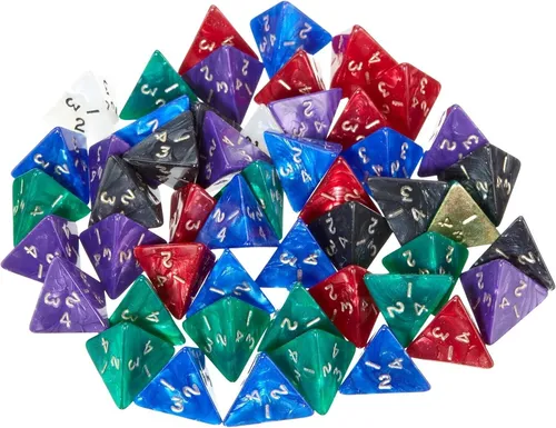 Philos 7710 - Würfel, 4-seitig 20x20x17mm, pearl, 50er Beutel | Deutsch (2023)