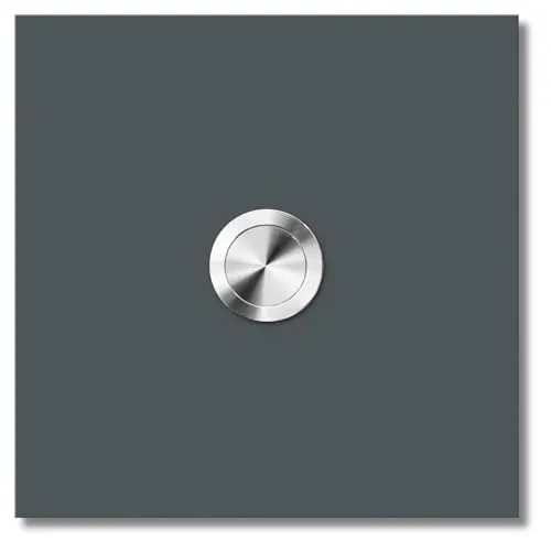 MOCAVI Türklingelknopf MO-Ring 186 grau von MOCAVI