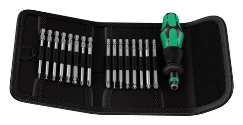 Wera Wechselklingen-Satz KK 60 Kugelkopf - 05059294001 - Werkzeug-Sets mit 6 hochwertigen Kugelkopf-Wechselklingen für präzises Arbeiten in engen Räumen und optimale Kraftübertragung.