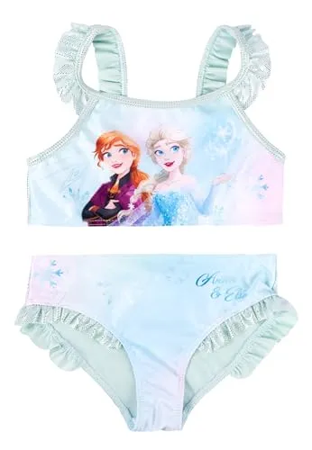 Disney Die Eiskönigin Bikini mit Rüschen für Mädchen von United Labels