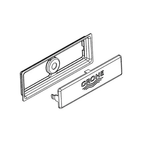 GROHE Abdeckelement 42578 für Küchenspüle Edelstahl von GROHE