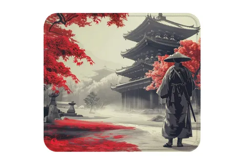 Sunnywall Gaming Mauspad Premium XXL - Samurai Ronin Design, 4 mm Dicke - Verbessere dein Spielerlebnis mit dem Sunnywall Gaming Mauspad Premium XXL. Die ultra-glatte Oberfläche und die rutschfeste Unterseite sorgen für präzise Bewegungen und Stabilität während intensiver Gaming-Sessions.
