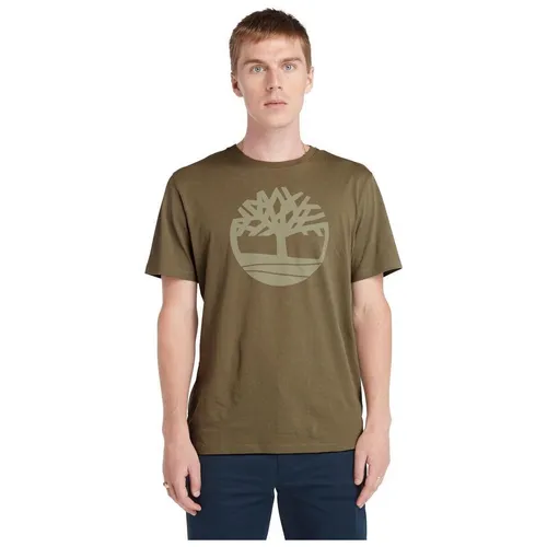 Timberland Mens Tree Logo Short Sleeve Tee leaf green L