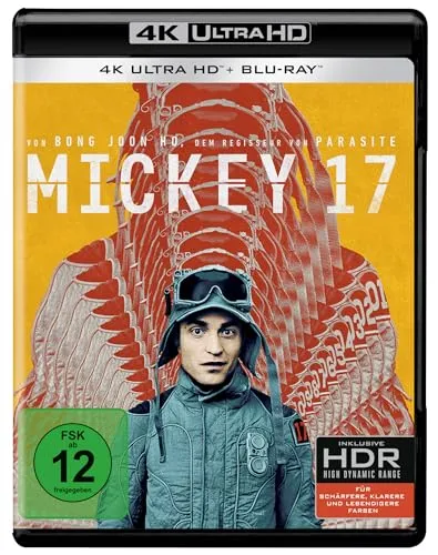 Vorbestellung: Mickey 17 - 4K Ultra HD + Blu-ray - Filme - Erleben Sie den neuen Blockbuster in atemberaubendem 4K Ultra HD und genießen Sie die Originalversionen in Englisch und Deutsch!