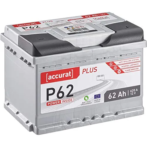 Accurat Plus P62 Autobatterie