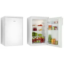 AMICA VKS 351 112 W Kühlschrank - Freistehender Kühlschrank mit 120 L Kapazität, frostfreier Automatik und energieeffizienter LED-Innenbeleuchtung, ideal für kleine Küchen.