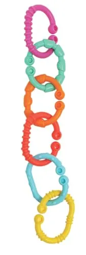 Playgro Kinderwagenkette - Kinderwagenanhänger - Kinderspielzeug - Anhänger - Kinderwagen - farbig