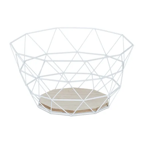 Obstkorb Obstschale Fruchtkorb Drahtkorb Küchenkorb 300 g Deko-Korb Gitter-Optik