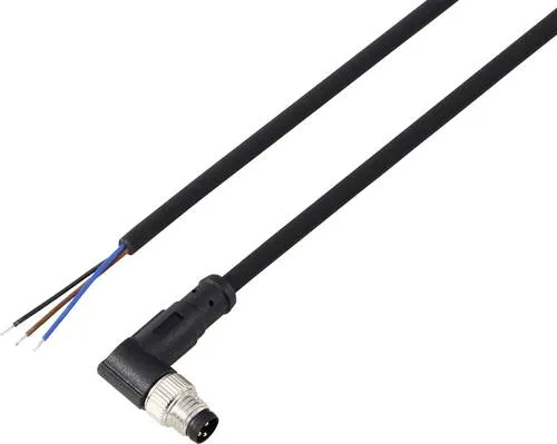 TRU COMPONENTS TC-13751856 Anschlussleitung M8 x 1 Stecker, gewinkelt 10m - Praktische 10m Anschlussleitung mit gewinkeltem M8-Stecker, ideal für enge Platzverhältnisse in der Automatisierungstechnik. Perfekt zum sicheren Verbinden von Sensoren und Aktoren.