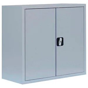 Steelboxx Mehrzweckschrank abschließbar 75x80x38,3cm - Büroschrank mit höhenverstellbaren Einlegeböden und robuster Stahlkonstruktion, ideal für die sichere Aufbewahrung von Akten und Wertsachen.