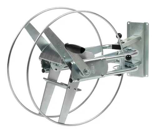 Alba Krapf Wandschlauchhalter Status S - Praktischer Wandschlauchhalter für eine platzsparende Aufbewahrung von Gartenschläuchen, ideal für den Garten oder Balkon.