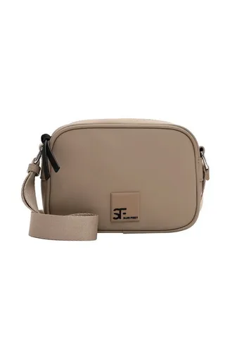 SURI FREY Umhängetasche SFY Shiny beige – stilvoll und praktisch - Elegante Umhängetasche aus hochwertigem Synthetikmaterial mit praktischem Reißverschluss und mehreren Innenfächern für optimale Organisation. Ideal für den täglichen Einsatz.