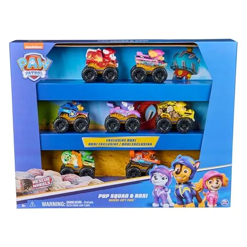 Spin Master Paw Patrol Pup Squad Geschenkpaket mit 7 Fahrzeugen
