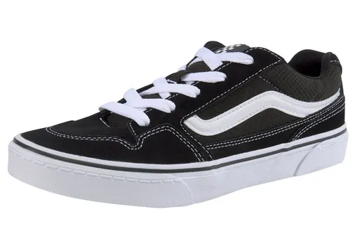 Vans CALDRONE Sneaker mit Logobadge, schwarz 34,5 EU - Sneaker für Skateboarding, aus atmungsaktivem Leder mit kontrastfarbenem Logobadge an der Ferse für einen sportlichen Look.