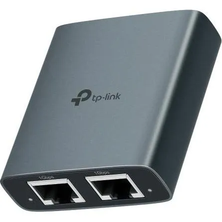 TP-Link EH210 LAN Splitter 1 auf 2 Gigabit mit USB & Cat 5e Kabel