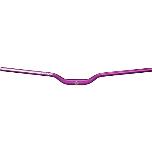Spank Cintre Spoon 31,8mm - 800mm Rise 40mm Purple - Hochwertiger Fahrradlenker aus geschmiedetem Aluminium, bietet erhöhte Stabilität und ist ideal für anspruchsvolle Fahrer. Mit CNC-Biegung für optimale Form und Gewicht.