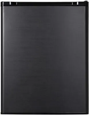 Exquisit FA60-260G Mini-Kühlschrank, 46 cm breit, 43L, schwarz - Kühlschrank mit integriertem Thermostat und LED-Beleuchtung, ideal für kleine Räume und Büros, bietet flexible Drahtablagen für optimale Raumnutzung.